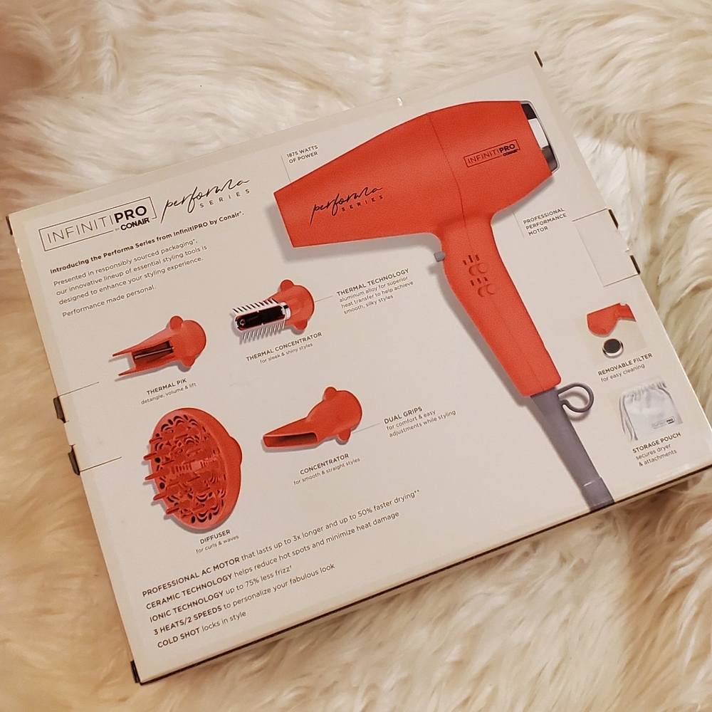 InfinitiPro by Conair Performa Series Iconic Ceramic Dryer - orange - Picture 4 of 12